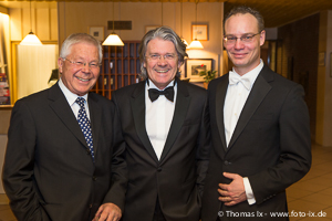 Hochkarätiges, gut gelauntes Referenten-Trio: Dr. Manfred Giensch, Prof. Dr. Norbert Meenen und Dr. Patrick Dissmann
