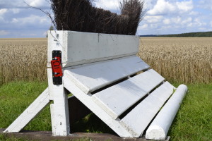 Das MIM Safe System kam in einer Hecke auf Gut Waitzrodt im CIC* ertsmals zum Einsatz